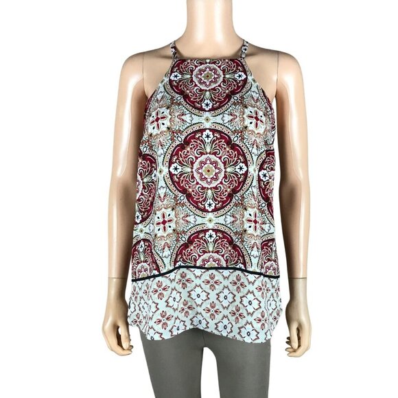 INC 'Aquatic Paisley' Printed Halter Top NWT 8 Petite - Picture 5 of 12